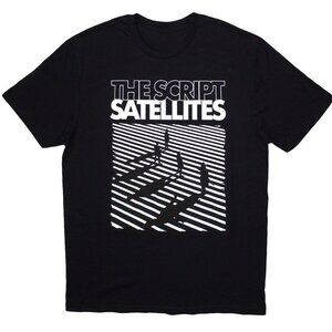 Alternative Rock Band Graphic Print Black Cotton T-shirt